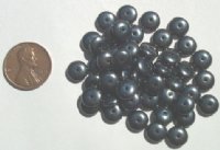 50 3x8mm Gunmetal Rondelle Beads
